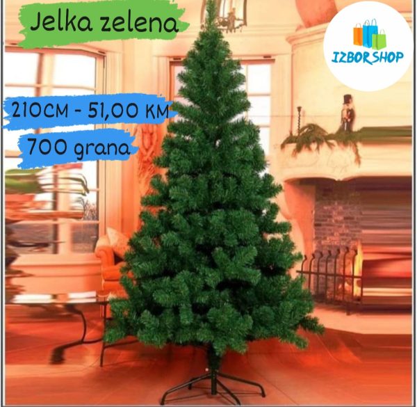 Jelka zelena 210 CM