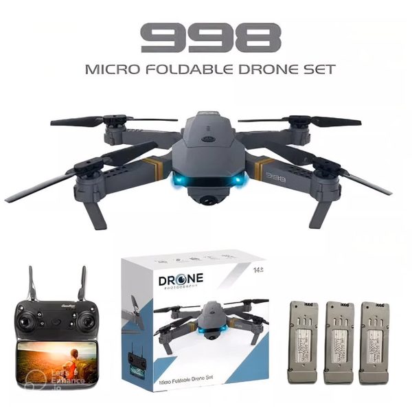 DRON 998 PRO 4K HD DVIJE KAMERE WIFI DRONOVI