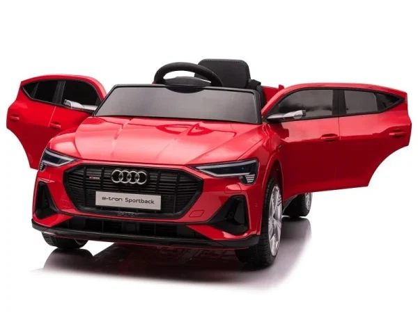Auto na akumulator Audi E-tron crveni