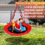 Ljulja 100cm metalni okvir