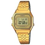 Retro zlatni digitalni sat zenski CASIO