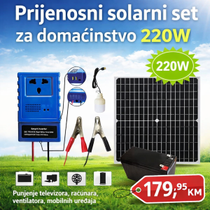 Solarni set za domacinstvo 220W