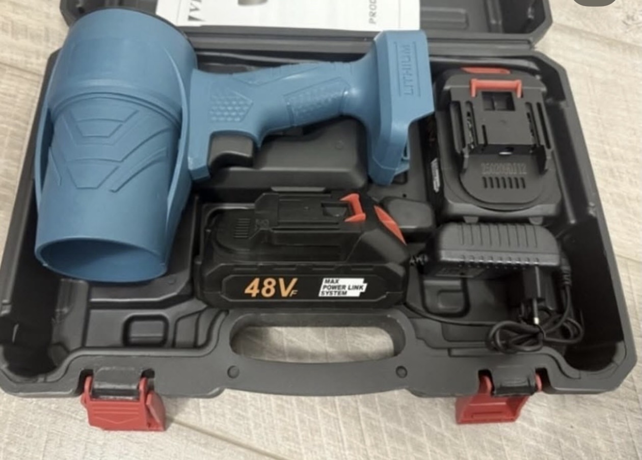 Aku puhac za lišce i sušenje Auta (2x Baterija 48v)