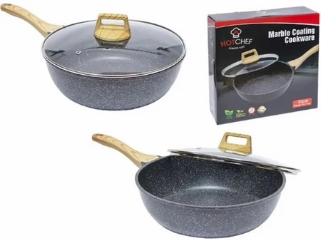 Hotchef mramorna tava za duboko prženje 32 cm