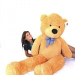 Veliki plišani medo 100cm svijetlo smedji