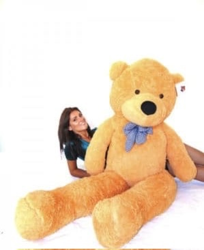 Veliki plišani medo 100cm svijetlo smedji