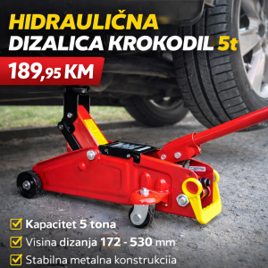 Hidraulicna dizalica krokodil 5t