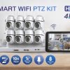 Set sigurnosnih wi fi kamera 4K 8 komada