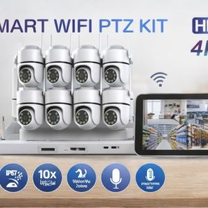 Set sigurnosnih wi fi kamera 4K 8 komada