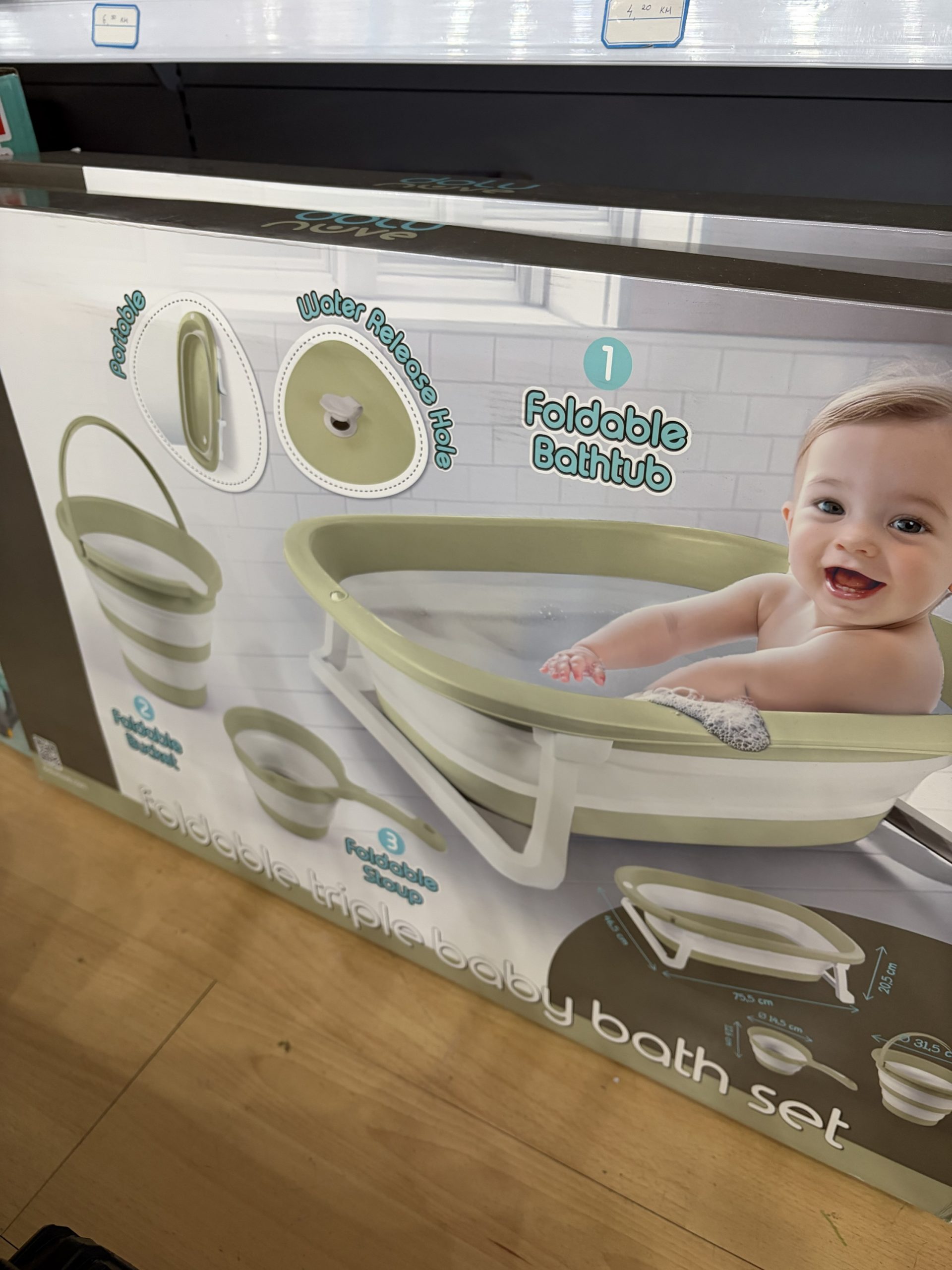 DOLU sklopiva kada za bebe i djecu / kadica za bebu