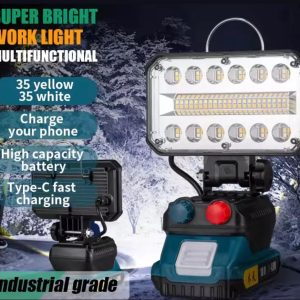 LED radno svjetlo s baterijom – 4200 lm W8136