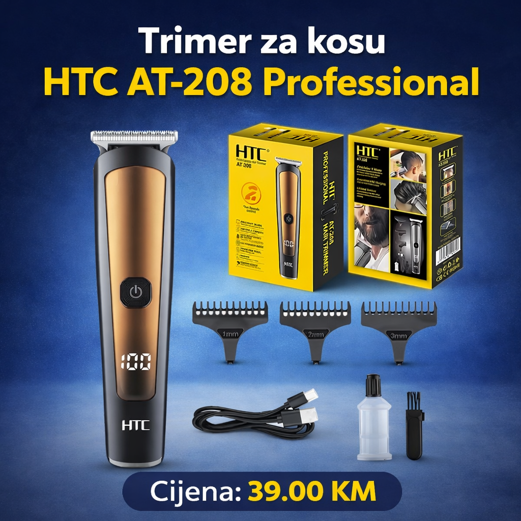 Trimer za kosu HTC AT-208 Professional