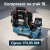 Kompresor na zrak 9L – snažan i praktičan!