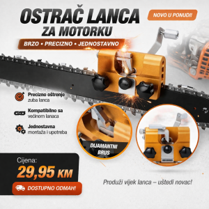 Oštrač lanca za motorku – brzo, precizno i jednostavno!
