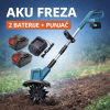 Aku freza sa dvije baterije