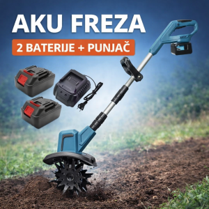 Aku freza sa dvije baterije