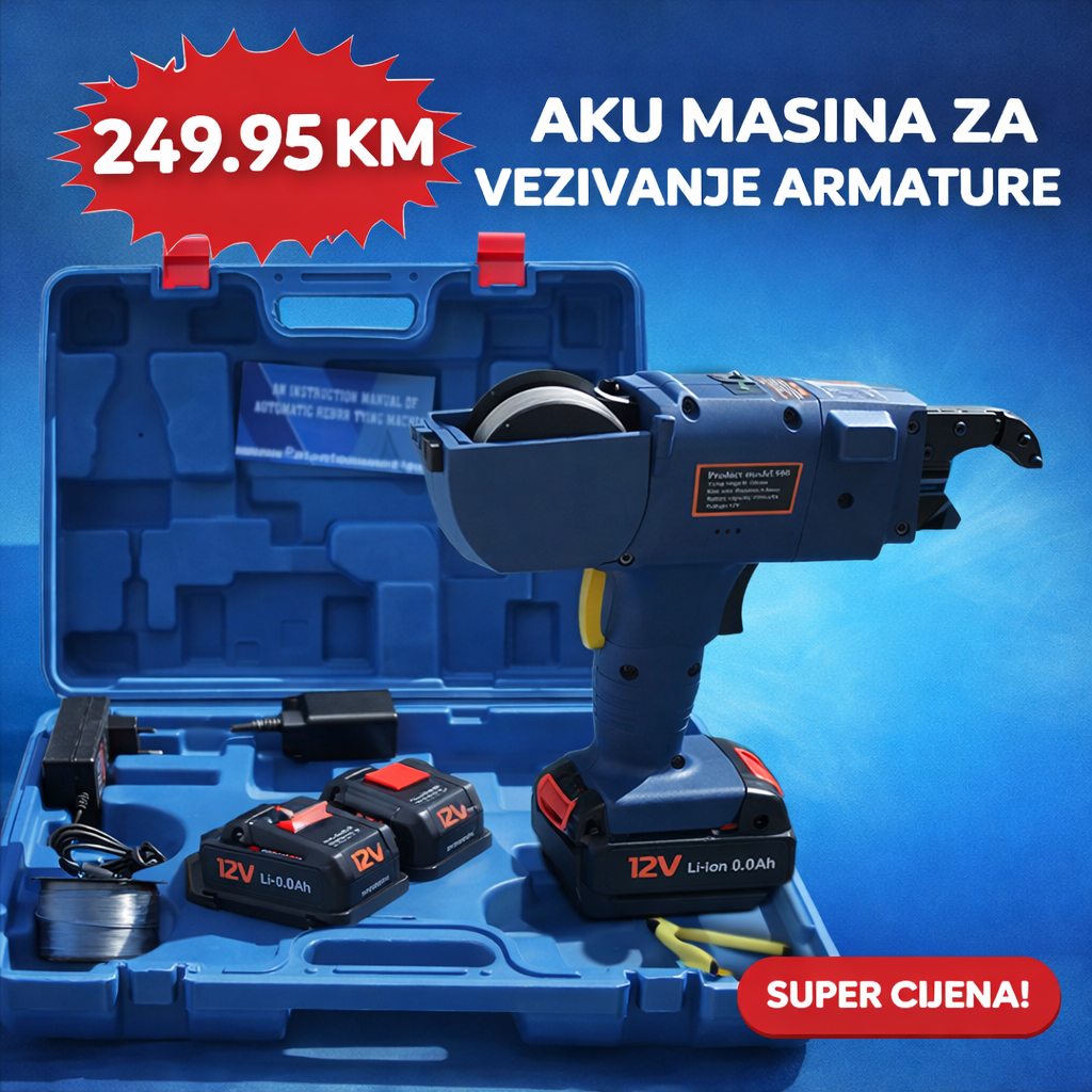 AKU MAŠINA ZA VEZIVANJE ARMATURE