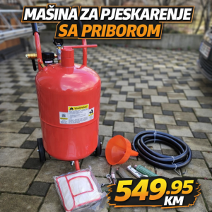 Mašina za pjeskarenje sa priborom