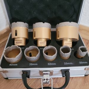 Profesionalni setovi kruna (iskruživača) za keramiku, mermer i staklo