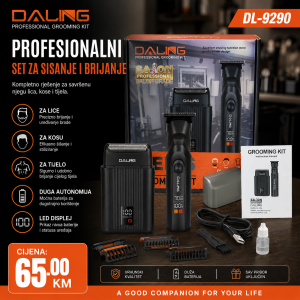 DALING DL-9290 Profesionalni set za šišanje i brijanje