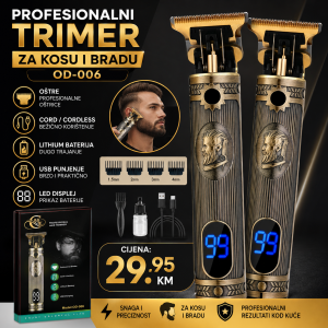 Profesionalni Trimer za Kosu i Bradu OD-006