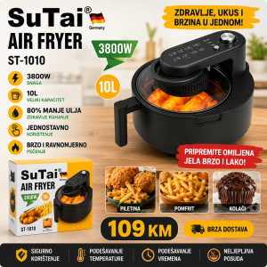 Automatska Friteza na Vrući Zrak 10L - 3800W ST-1010
