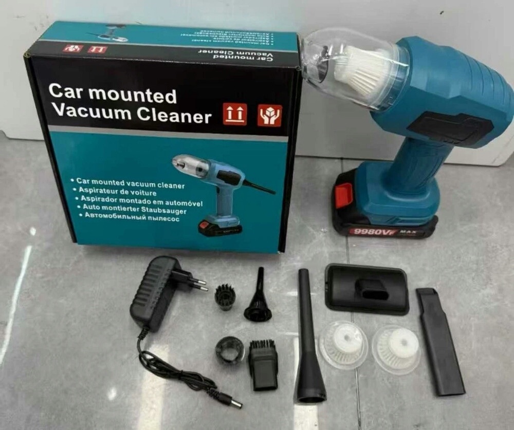 Aku usisivac za auto 2u1