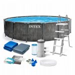 Intex Greywood Prism Frame bazen set dimenzija 457x122 cm