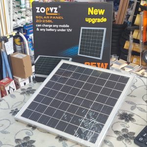 SOLARNI PANEL 25W - PUNJAČ AKUMULATOR PLOČA PRENOSNI