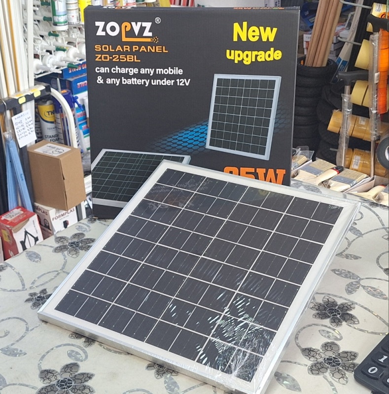 SOLARNI PANEL 25W - PUNJAČ AKUMULATOR PLOČA PRENOSNI