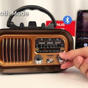 Prijenosni retro radio i bežični Bluetooth zvučnik