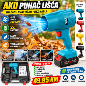 Aku puhac lisca 2 baterije
