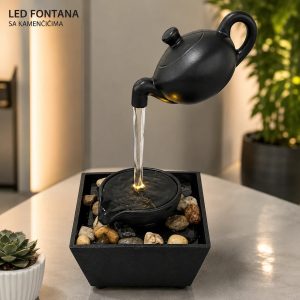 Dekorativna fontana lebdeci cajnik