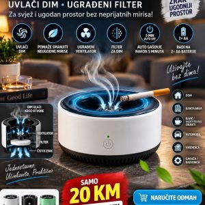 Elektricna pepeljara koja uvlaci dim